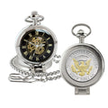 U.S. Coin Pocket Watch with Skeleton Movement T8350